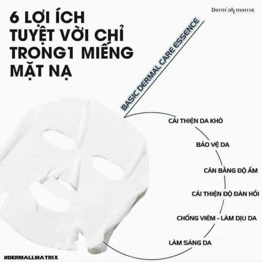 Mặt Nạ Dưỡng Da Derm-All Matrix All In One Mask 25g