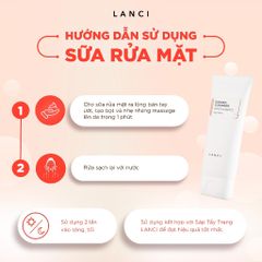 Sữa Rửa Mặt Dịu Nhẹ Lanci Sakura Cleanser Smooth & Gentle