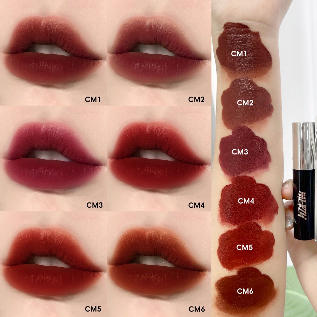 Son Kem Lì Merzy Cyber Mellow Tint #CM4 Tempting Red