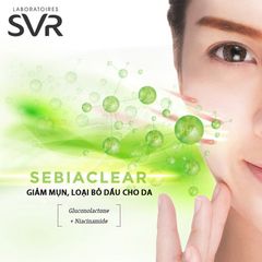 SVR - SRM da dầu Sebiaclear Gel Moussant 55ml