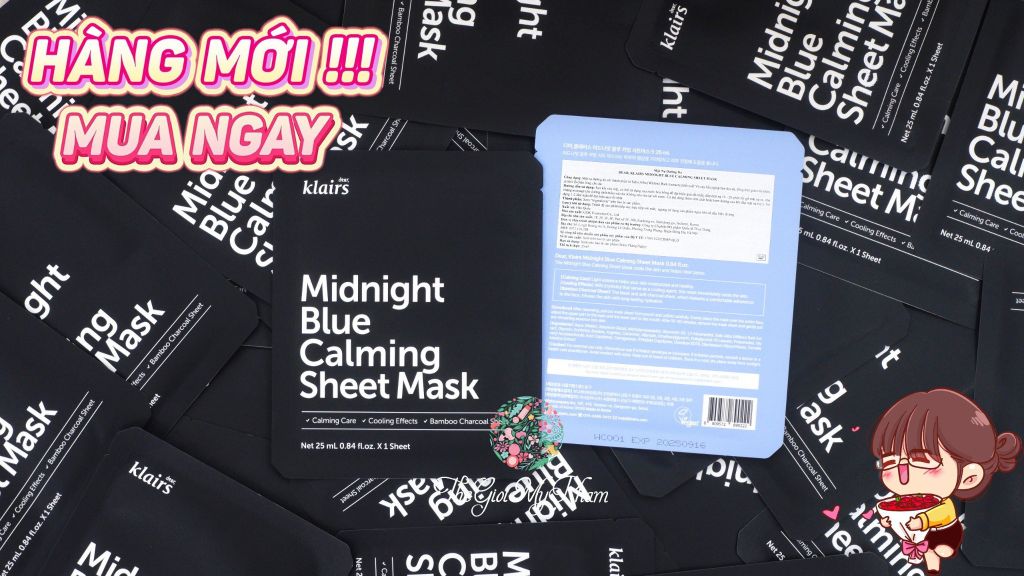 Klairs - Midnight Blue Calming Sheet Mask