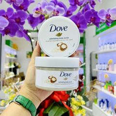 Kem Tẩy Da Chết Body DOVE 225ml #Gạo & Maca (Bản Đức)