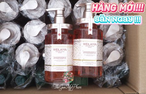 Weilaiya - Sữa Tắm Trắng Da DaMask Grand Rose Extracts 450ml