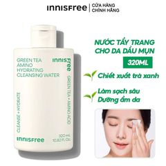 Nước Tẩy Trang Dưỡng Ẩm Innisfree Green Tea Amino Hydrating Cleansing Water 320ml