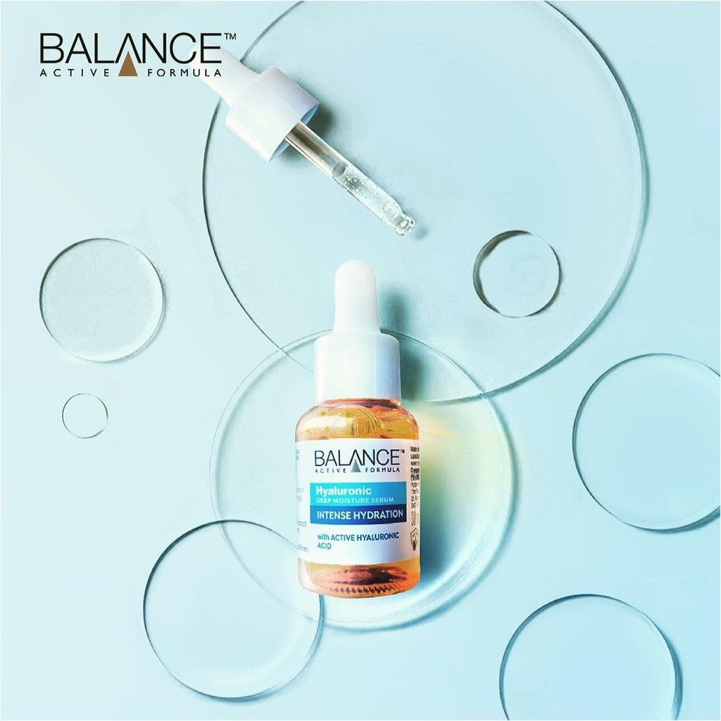 Balance - Tinh Chất Hyaluronic Acid Balance Active Formula Cấp Nước, Dưỡng Ẩm Da 30ml