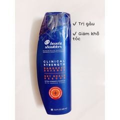 H&D - Dầu Gội Head & Shoulders Clinical Strength 400ml #Cam