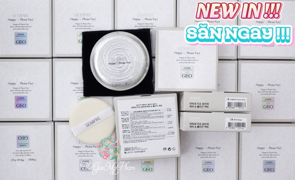 Phấn Geo Sempre trắng 02