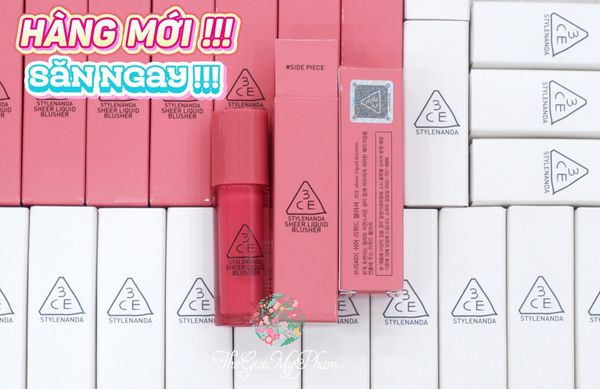 Má Hồng Dạng Kem 3CE Sheer Liquid Blusher Side Piece