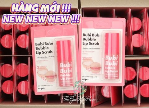 Tẩy Tế Bào Chết Môi Dạng Sủi Bọt Unpa Bubi Bubi Bubble Lip Scrub 10ml