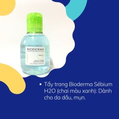 Tẩy Trang Bioderma 100ml #Xanh