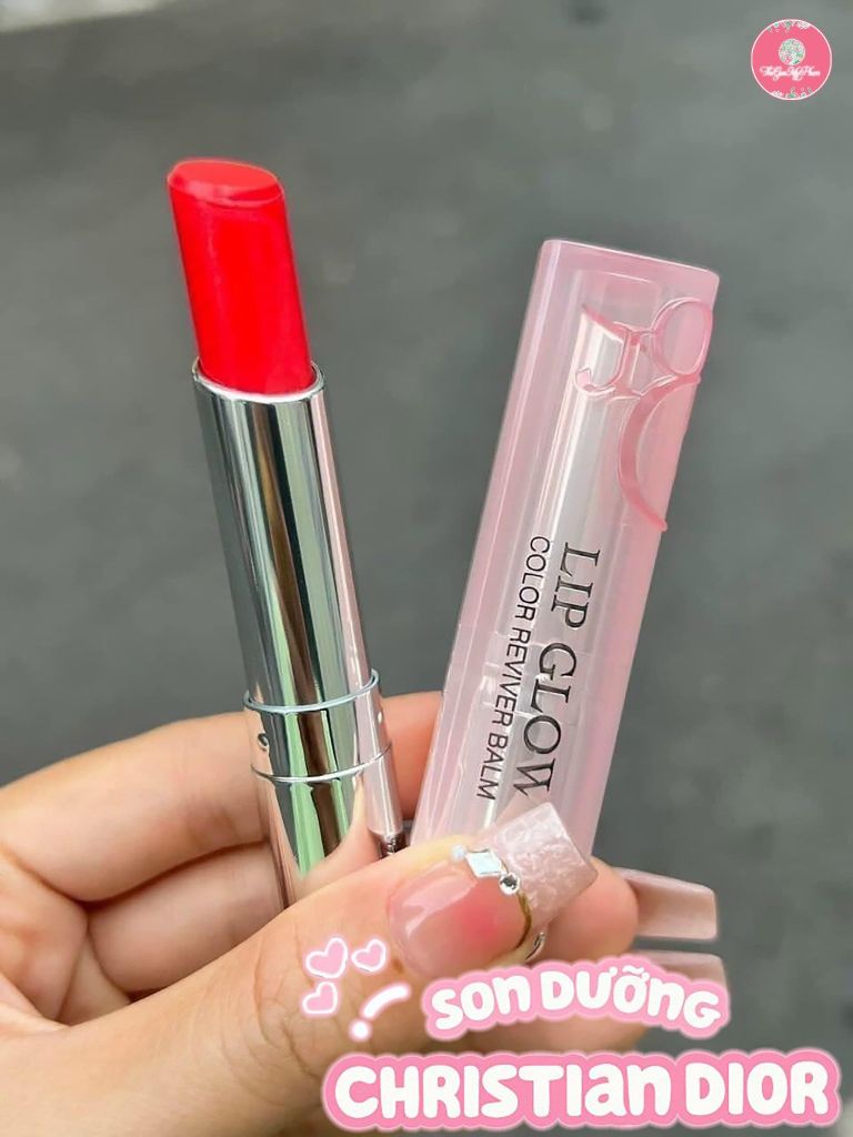 Dior - Son Dưỡng Addict Lip Glow #033 Coral (Mẫu Mới Vỏ Xanh) - Ko Tđ