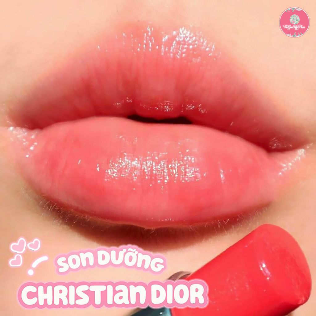 Dior - Son Dưỡng Addict Lip Glow #033 Coral (Mẫu Mới Vỏ Xanh) - Ko Tđ