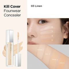 Che Khuyết Điểm Clio Kill Cover Founwear Concealer 6g #2-BP