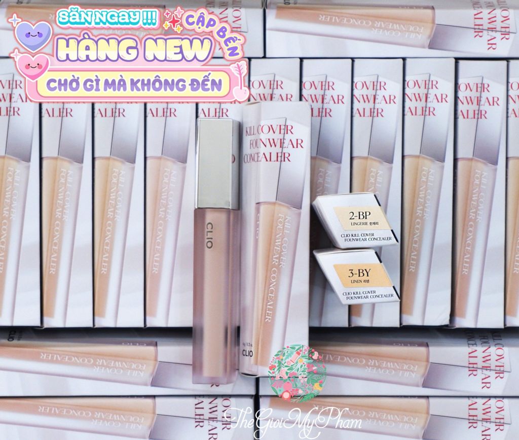 Che Khuyết Điểm Clio Kill Cover Founwear Concealer 6g #2-BP