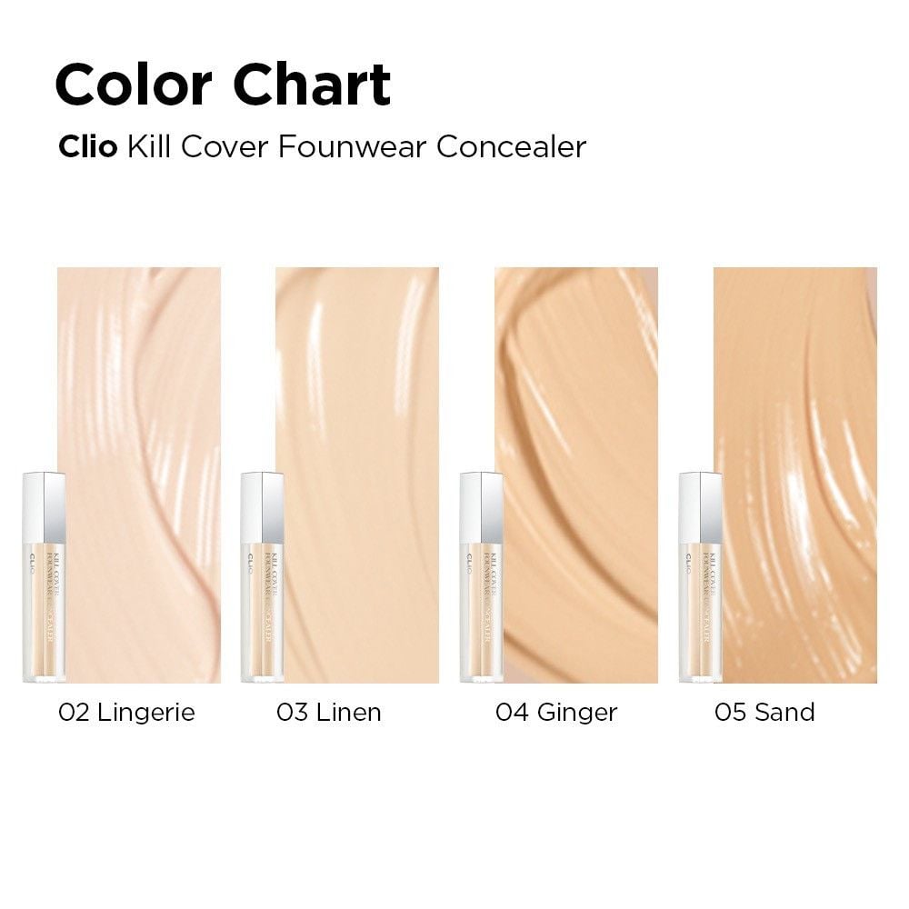 Che Khuyết Điểm Clio Kill Cover Founwear Concealer 6g #2-BP