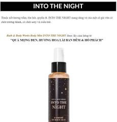 Xịt Thơm Nhũ Kim Tuyến Bath & Body Works 146ml # Into The Night