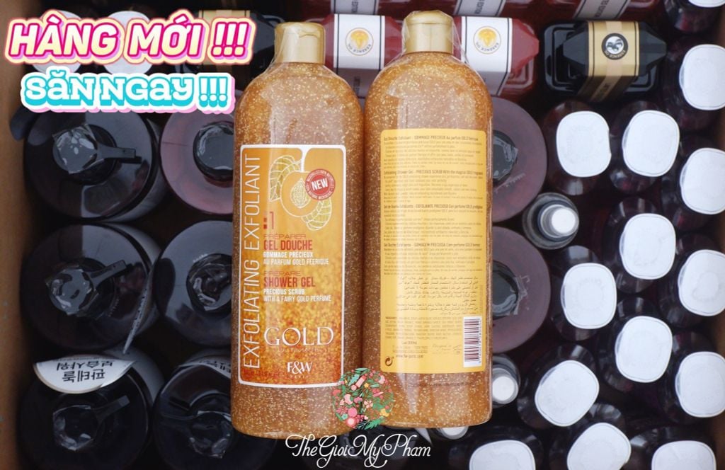 Sữa Tắm Tẩy Da Chết F&W Gold Exfoliating Shower Gel 940ml