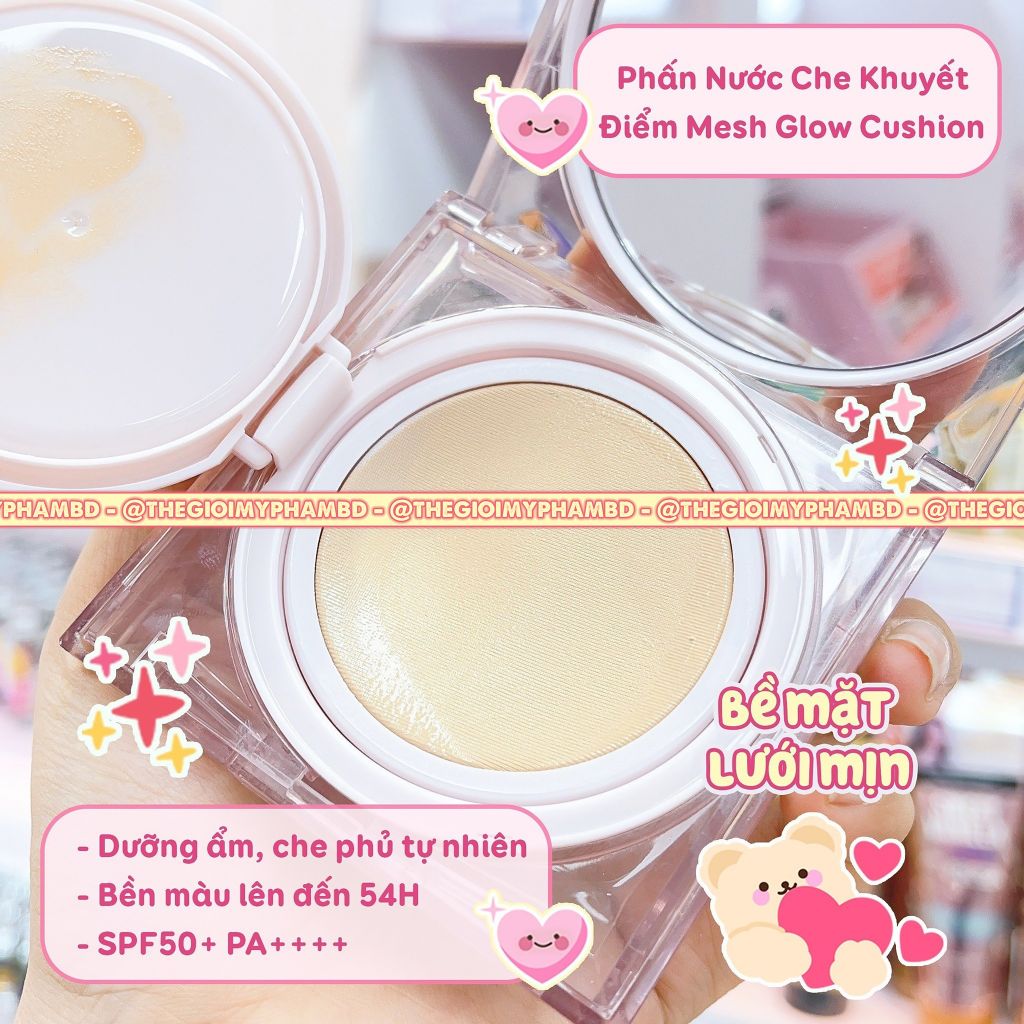 CLIO - CLIO Kill Cover Mesh Glow Cushion SPF50 #3-BY(Kèm lõi)