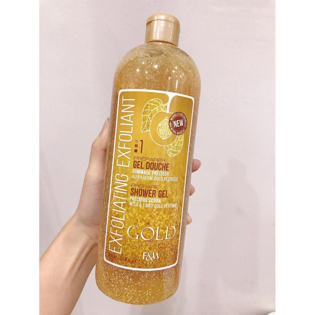 Sữa Tắm Tẩy Da Chết F&W Gold Exfoliating Shower Gel 940ml