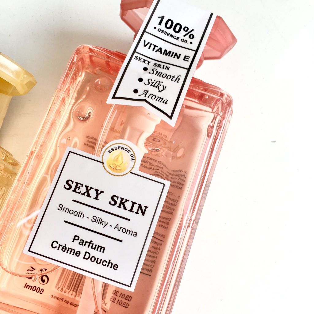 Gel Tắm Sexy Skin 600ml #Vitamin E (Hồng)