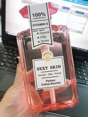 Gel Tắm Sexy Skin 600ml #Vitamin E (Hồng)