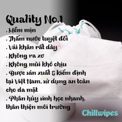 Khăn Mặt Khô Chillwipes - Gói Cuộn 80 Khăn