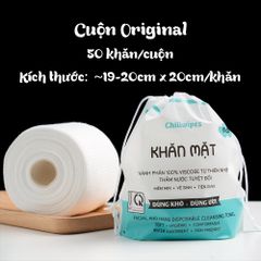 Khăn Mặt Khô Chillwipes - Gói Cuộn 80 Khăn