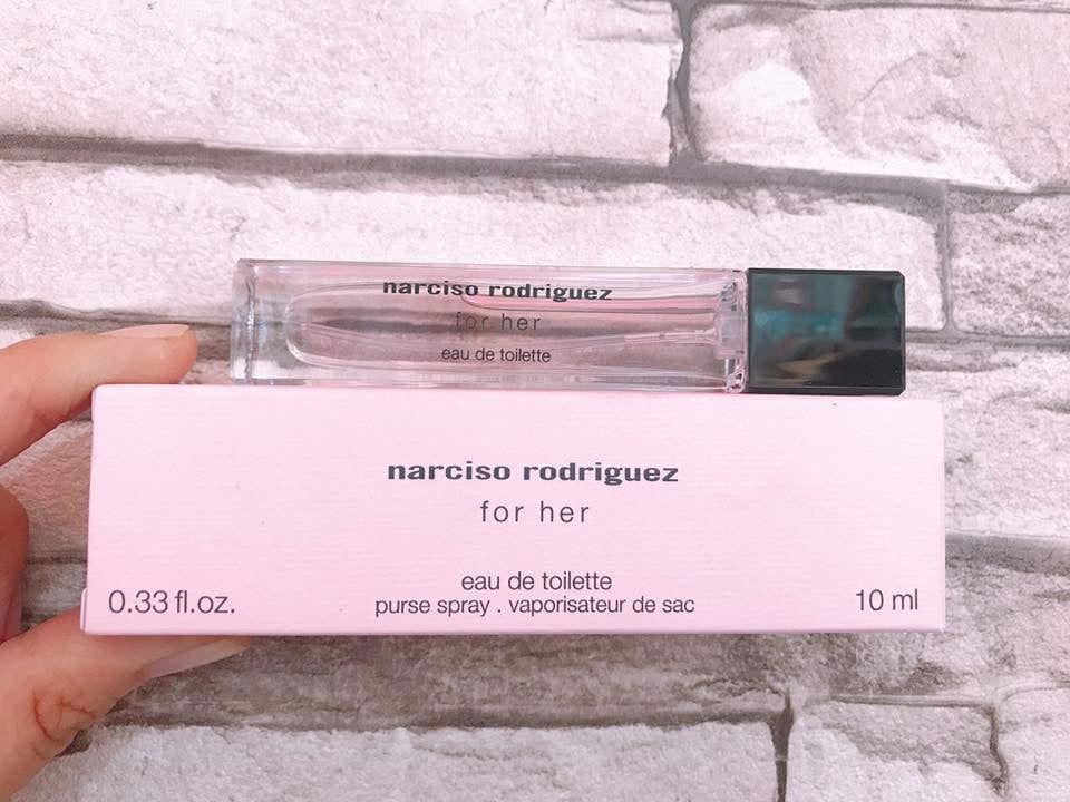 Narciso Rodriguez For Her EDT 10ml (Vỏ hồng) ( Ko Tđ)