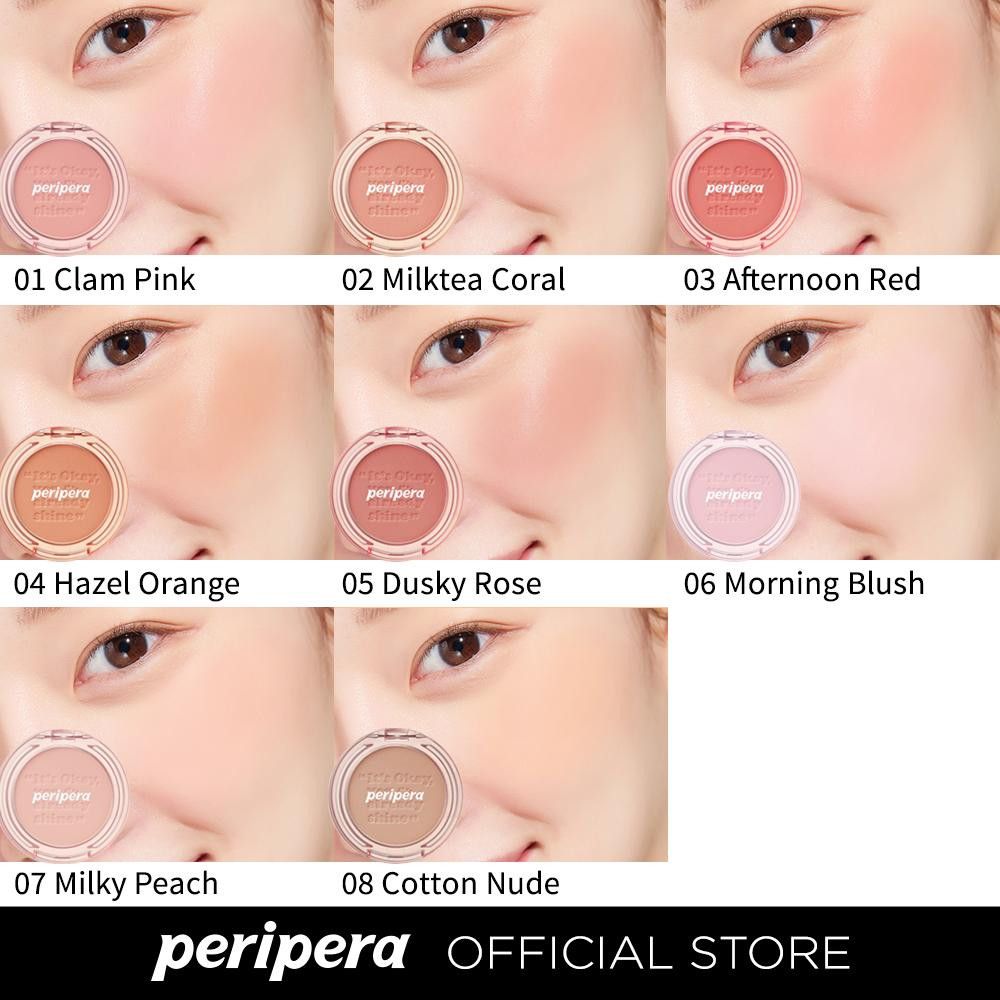 Phấn Má Hồng Peripera Pure Blushed Sunshine Cheek #01