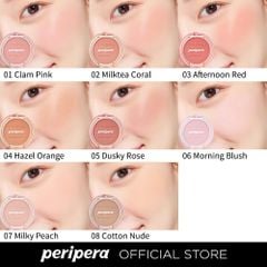 Phấn Má Hồng Peripera Pure Blushed Sunshine Cheek #01