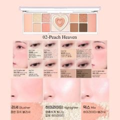 Phấn Mắt Peripera All Take Mood #02 Peach Heaven