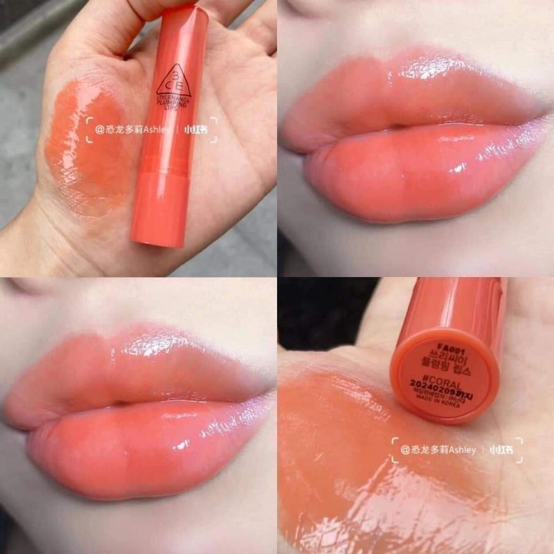 Son Dưỡng 3CE Plumping Lips #Coral