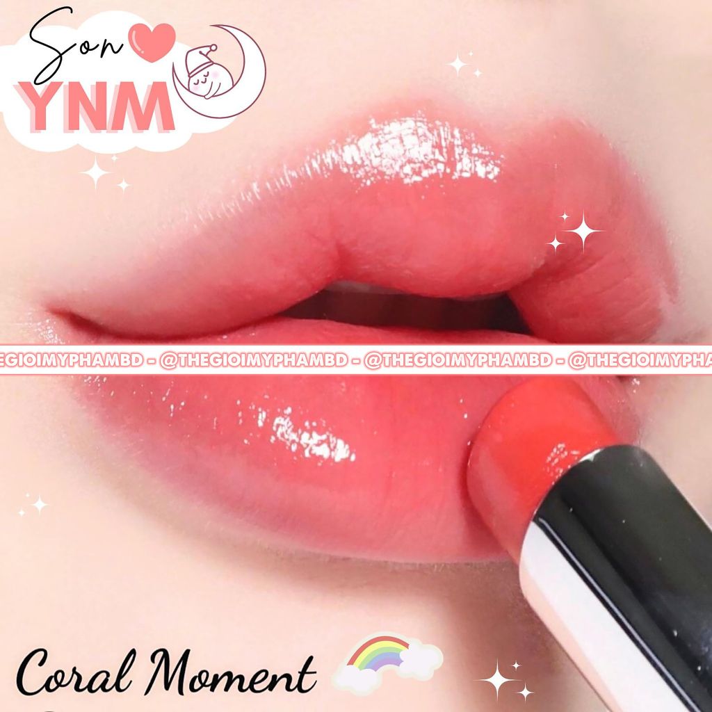 Son Dưỡng Có Màu YNM Candy Pop Glow Melting Balm #Coral Moment