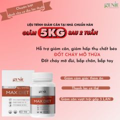 Giảm Cân Genie Slim Recipe Màu Đỏ Mới (30 gói-60 viên)