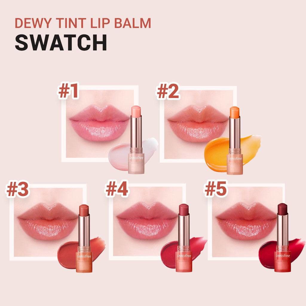 Son Dưỡng Innisfree Dewey Tint Lip Balm #Rose Brick