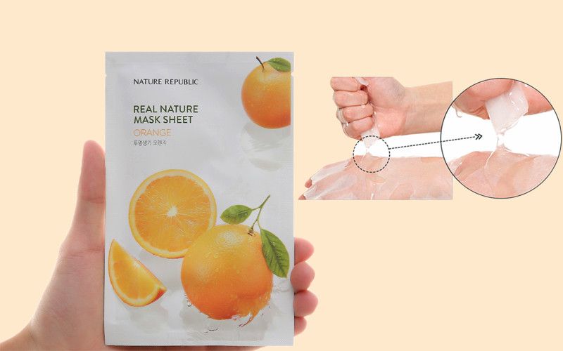 Mặt Nạ Nature Republic Real Nature Mask Sheet #Orange