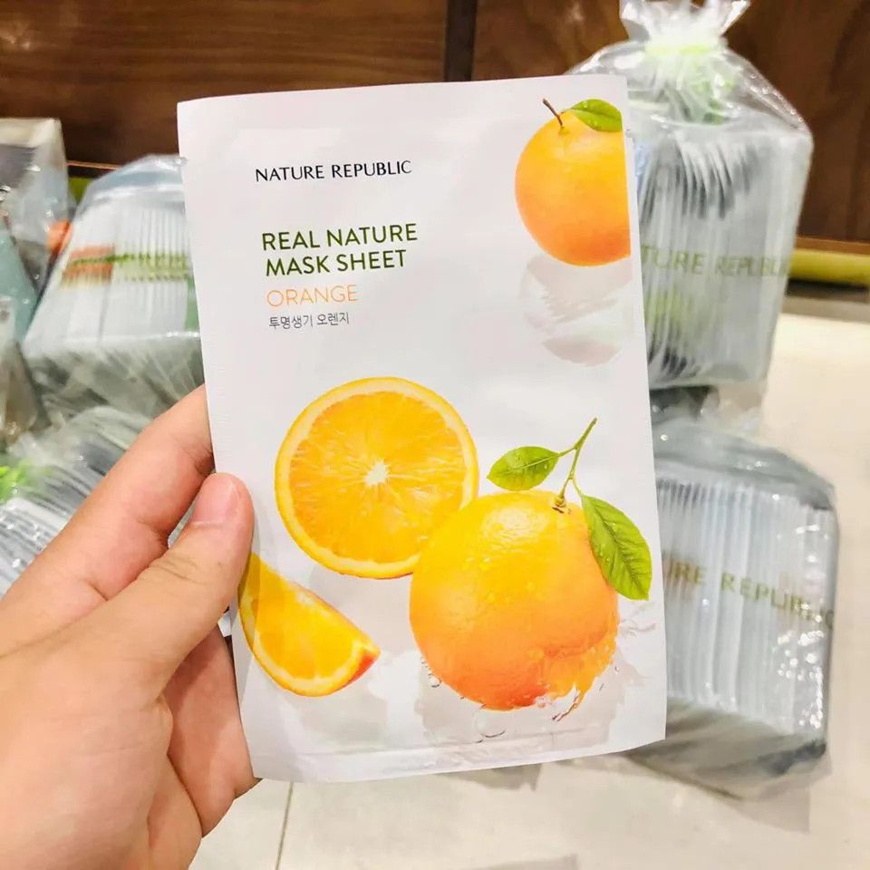 Mặt Nạ Nature Republic Real Nature Mask Sheet #Orange