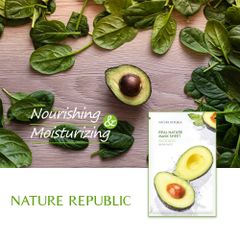 Mặt Nạ Nature Republic Real Nature Mask Sheet #Avocado