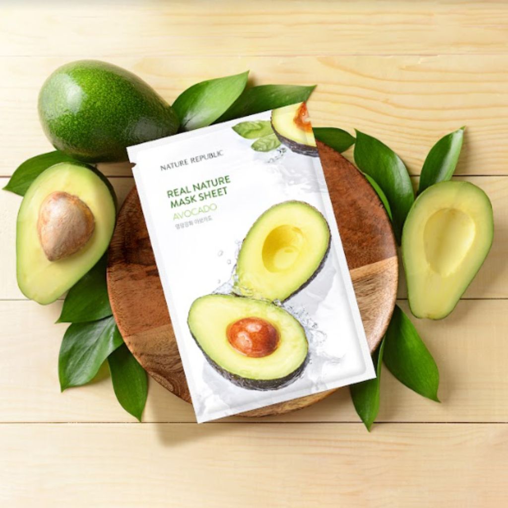 Mặt Nạ Nature Republic Real Nature Mask Sheet #Avocado