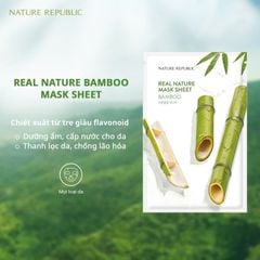 Mặt Nạ Nature Republic Real Nature Mask Sheet #Bamboo