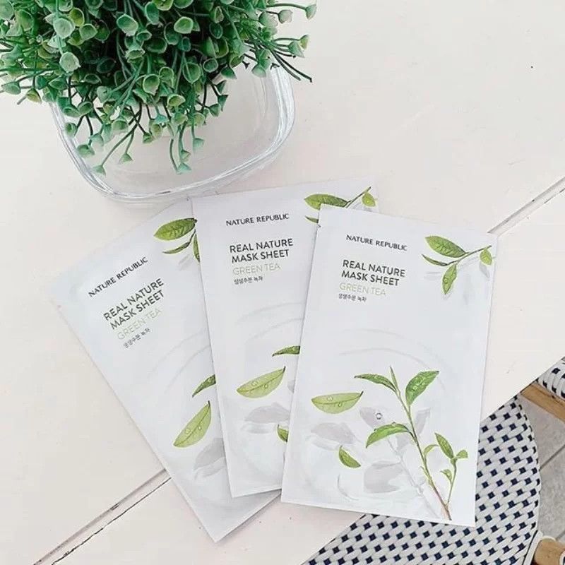 Mặt Nạ Nature Republic Real Nature Mask Sheet #Green Tea