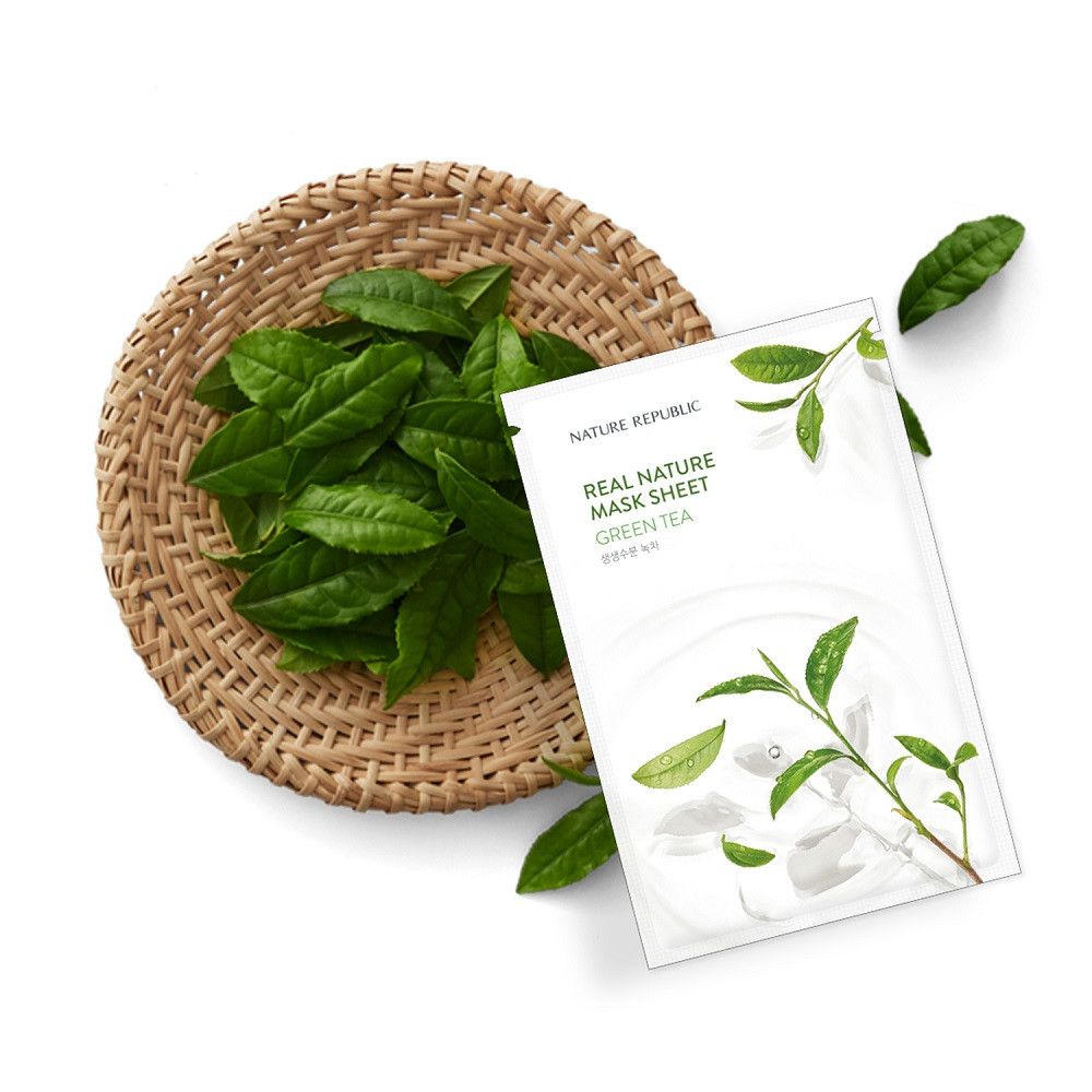 Mặt Nạ Nature Republic Real Nature Mask Sheet #Green Tea