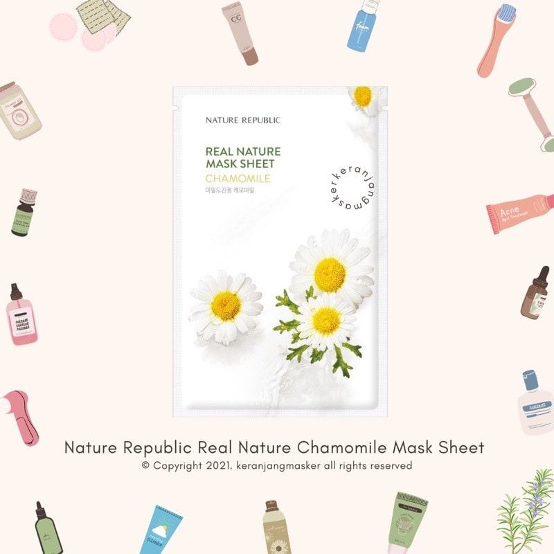 Mặt Nạ Nature Republic Real Nature Mask Sheet #Chamomile