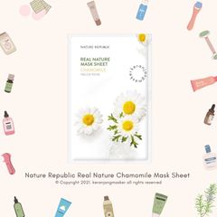 Mặt Nạ Nature Republic Real Nature Mask Sheet #Chamomile