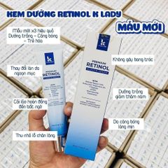 Kem Dưỡng K Lady Care Premium Retinol Elastin Cream Phục Hồi Làn Da 30ml (Mẫu Mới)