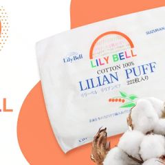 Bông Tẩy Trang Lily Bell 222 miếng