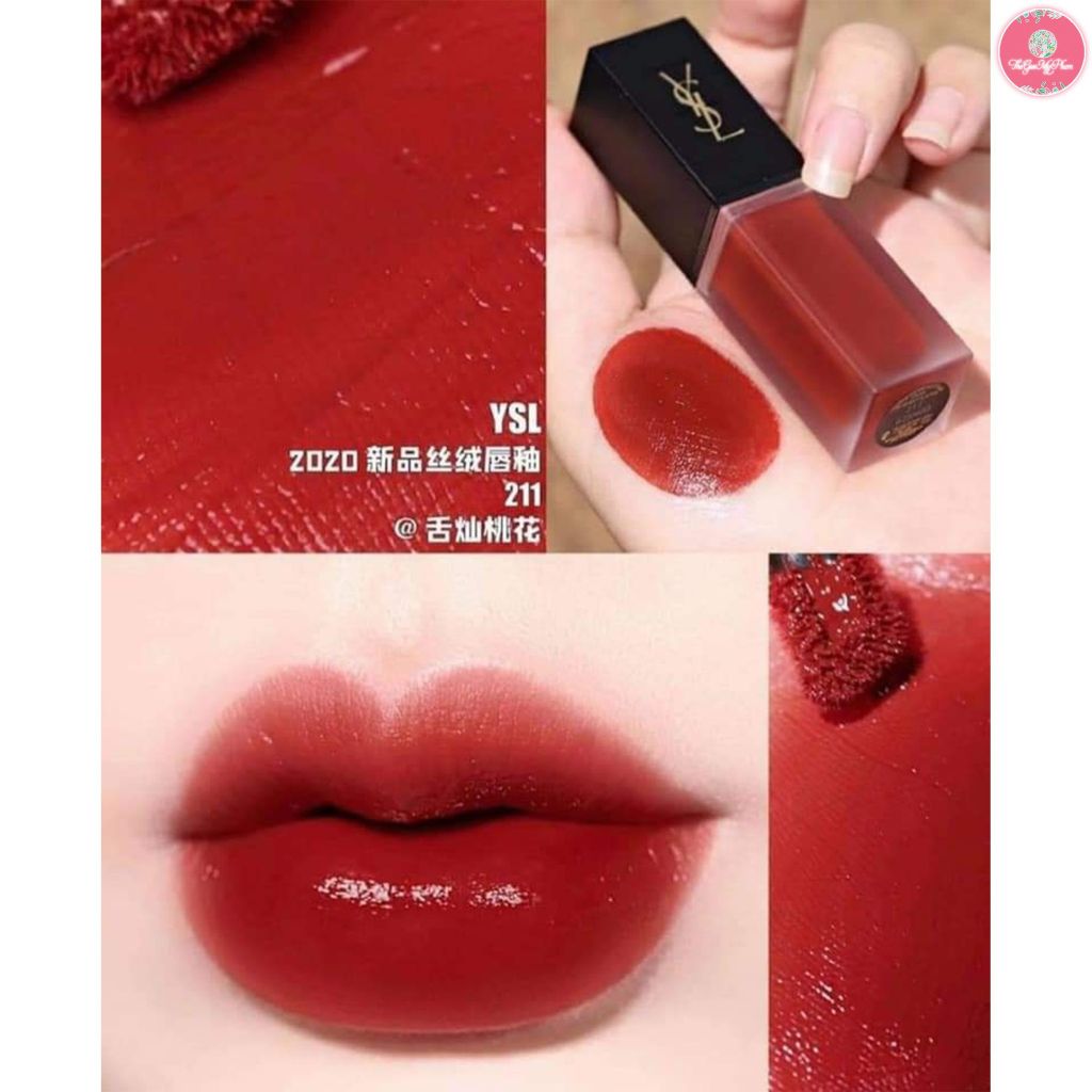 Son Kem YSL Tatouage Couture Velvet Cream #211 Chili Incitement (Ko Tđ)