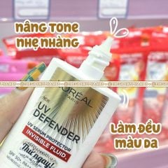 Loreal - KCN UV Defender UV Serum 50ml #Gạch Đỏ (Mẫu Mới Có Hộp)