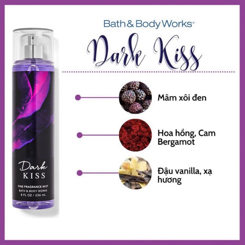 Kiss New York Dark Kiss Kiss Body Spray Kiss Lotion Dark Kiss Bath