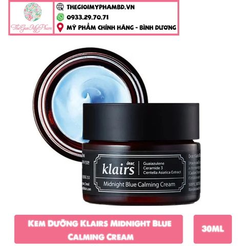 Klairs - Midnight Blue Calming Cream 30ml